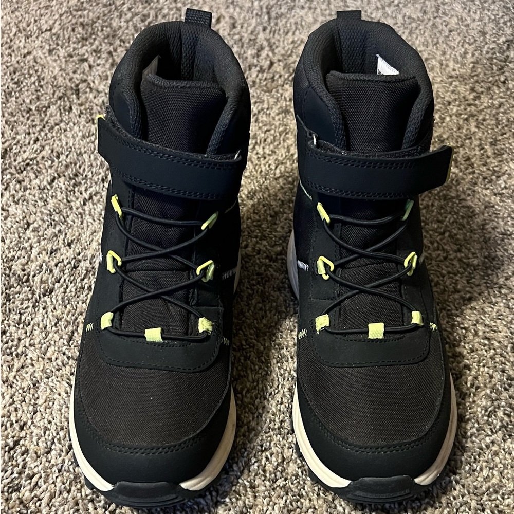 Cat & Jack Black and Yellow Kids Boots